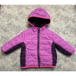 Purple Champion Baby Girl Toddler Winter Coat Jacket with Hood, Size 12 months